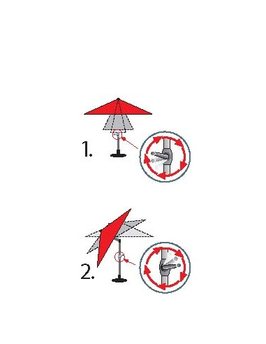 ACTIVE 320 cm Zahradní slunečník naklápěcí | DOPPLER CZ