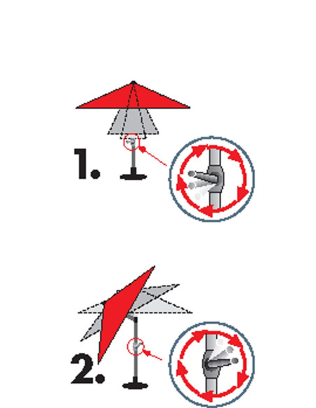 Expert 320 cm Zahradní slunečník středový | DOPPLER CZ