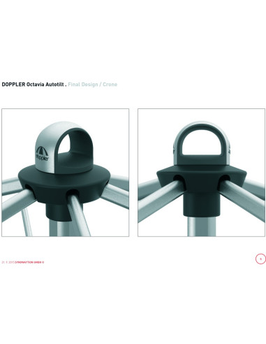 Expert 320 cm Zahradní slunečník středový | DOPPLER CZ