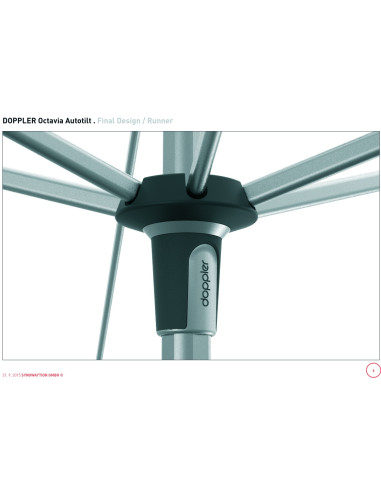 Expert 320 cm Zahradní slunečník středový | DOPPLER CZ