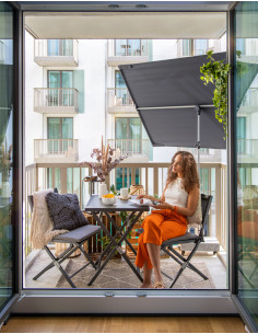 ACTIVE 1,8 x 1,3 m | Balkónový slunečník - clona| DOPPLER 2