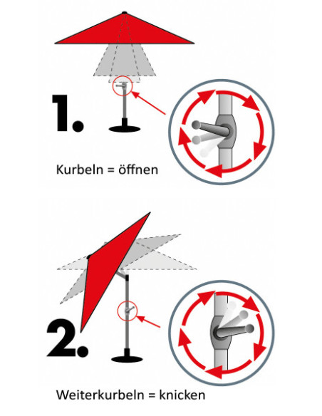 ACTIVE 2 x 3 m Zahradní slunečník | Doppler CZ