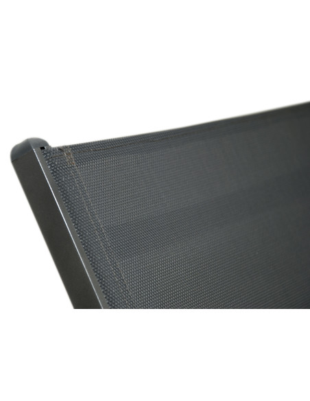 VENEDIG - Zahradní hliníkové zahradní lehátko, šedé | DOPPLER