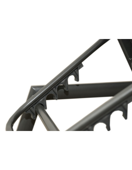 VENEDIG - Zahradní hliníkové zahradní lehátko, šedé | DOPPLER