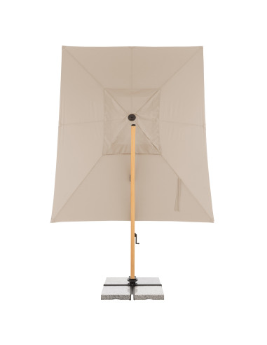 Zahradní slunečník Alu Wood 4x3m s boční tyčí | DOPPLER CZ