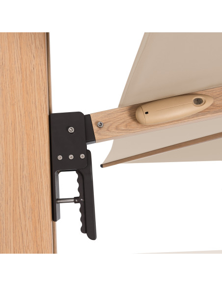 Zahradní slunečník Alu Wood 4x3m s boční tyčí | DOPPLER CZ