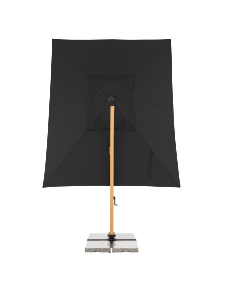 Zahradní slunečník Alu Wood 4x3m s boční tyčí | DOPPLER CZ