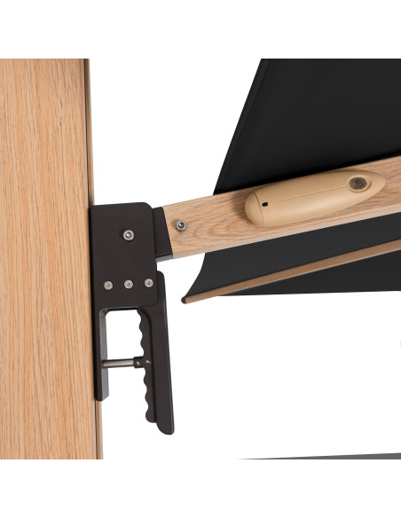 Zahradní slunečník Alu Wood 4x3m s boční tyčí | DOPPLER CZ