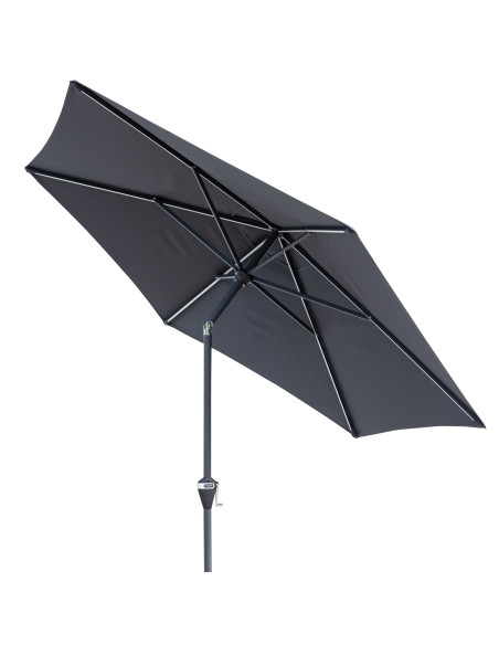 Active 3 m Zahradní slunečník s LED osvětlením | DOPPLER