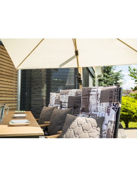 Zahradní slunečník Alu Wood 220 x 300 s boční tyčí | DOPPLER