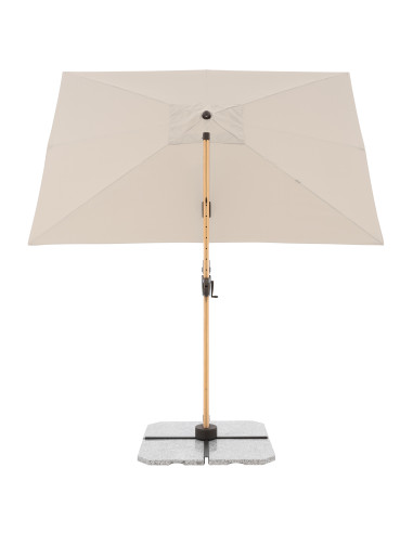 Zahradní slunečník Alu Wood 220 x 300 s boční tyčí | DOPPLER