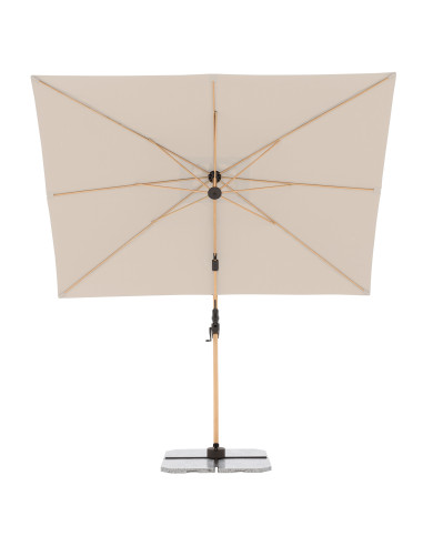 Zahradní slunečník Alu Wood 220 x 300 s boční tyčí | DOPPLER