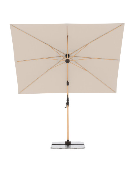 Zahradní slunečník Alu Wood 220 x 300 s boční tyčí | DOPPLER