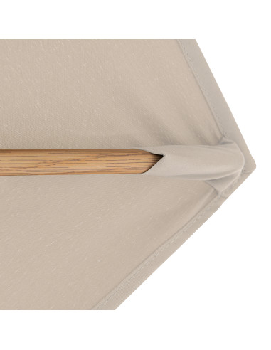 Zahradní slunečník Alu Wood 220 x 300 s boční tyčí | DOPPLER