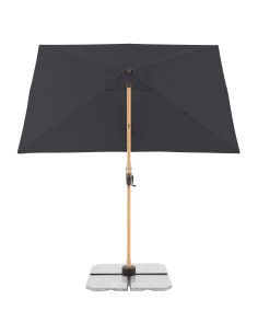 Zahradní slunečník Alu Wood 220 x 300 s boční tyčí | DOPPLER 2