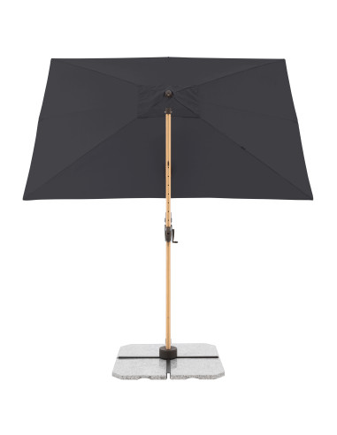 Zahradní slunečník Alu Wood 220 x 300 s boční tyčí | DOPPLER