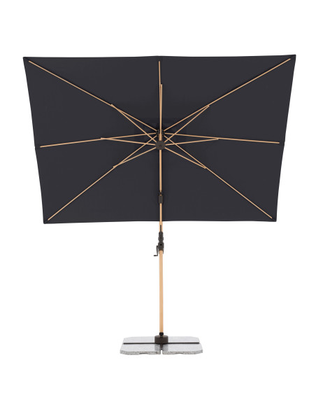 Zahradní slunečník Alu Wood 220 x 300 s boční tyčí | DOPPLER