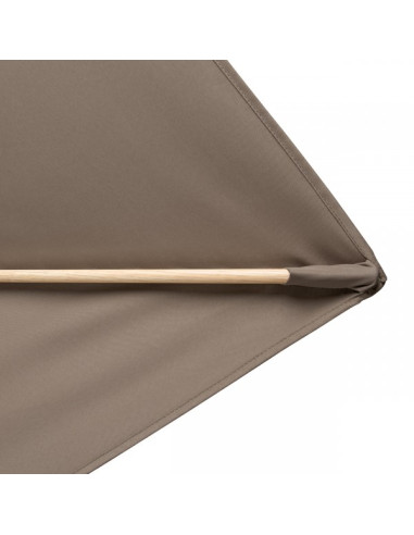 Alu Wood 210x140 cm Zahradní slunečník středový | DOPPLER CZ