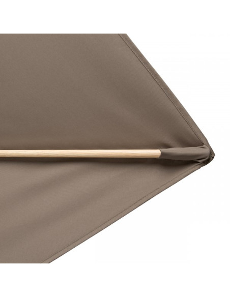 Alu Wood 210x140 cm Zahradní slunečník středový | DOPPLER CZ