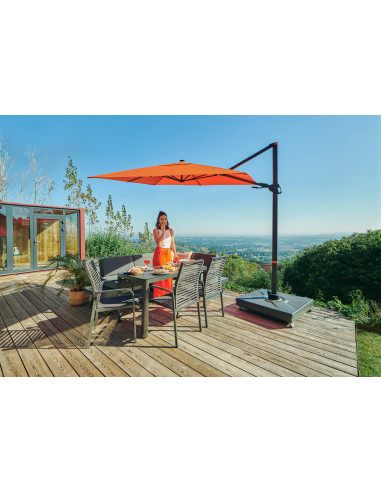 myZone 220 x 300 cm LED slunečník s boční tyčí | DOPPLER CZ