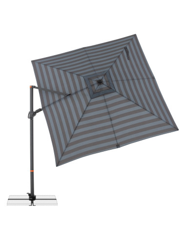 myZone 280 x 280 cm slunečník s boční tyčí | DOPPLER CZ