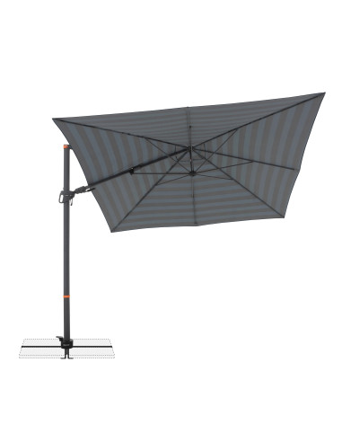 myZone 280 x 280 cm slunečník s boční tyčí | DOPPLER CZ