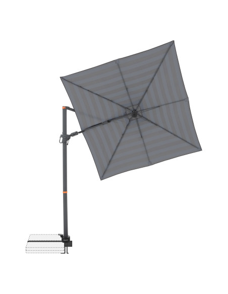 myZone 210 x 210 cm slunečník s boční tyčí | DOPPLER CZ
