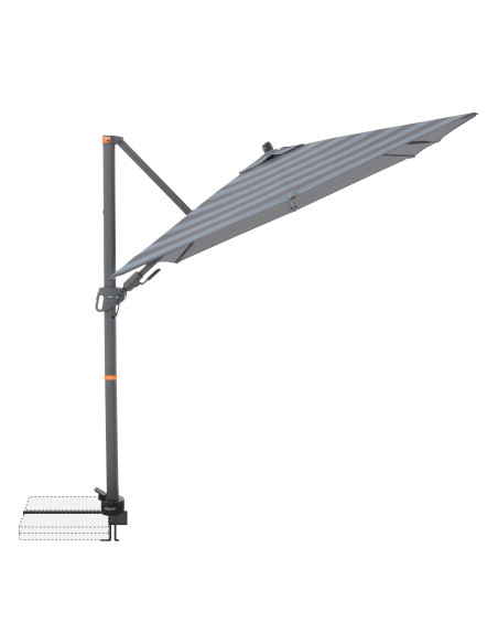 myZone 210 x 210 cm slunečník s boční tyčí | DOPPLER CZ