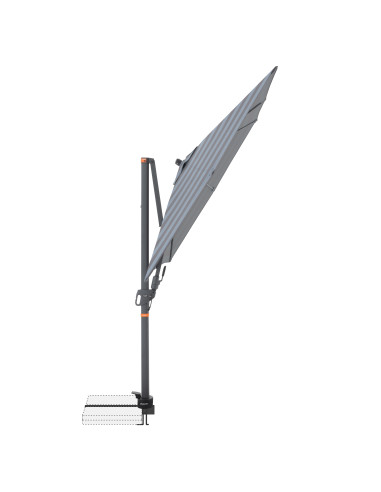 myZone 210 x 210 cm slunečník s boční tyčí | DOPPLER CZ