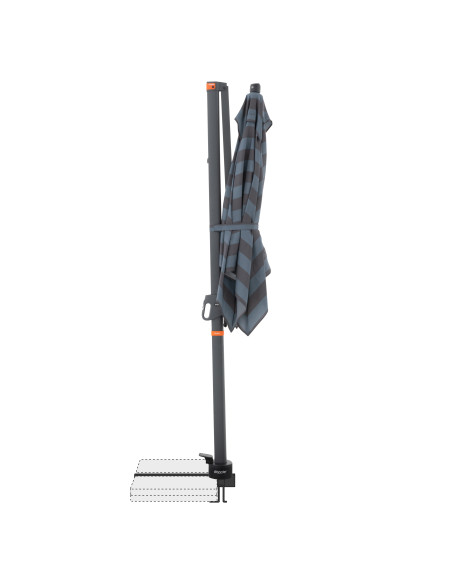 myZone 210 x 210 cm slunečník s boční tyčí | DOPPLER CZ