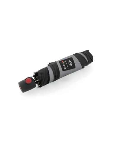 Knirps MINI Duomatic Reflective Black  Plně automatický deštník | DOPPLER