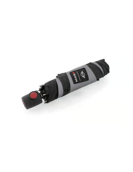 Knirps MINI Duomatic Reflective Black  Plně automatický deštník | DOPPLER