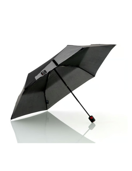 Knirps MINI Duomatic Reflective Black  Plně automatický deštník | DOPPLER