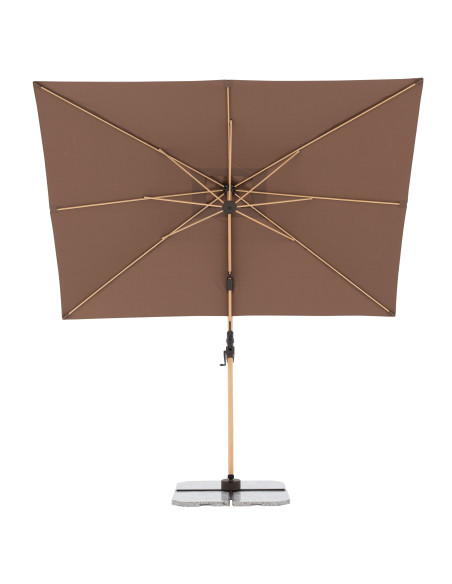 Zahradní slunečník Alu Wood 220 x 300 s boční tyčí | DOPPLER