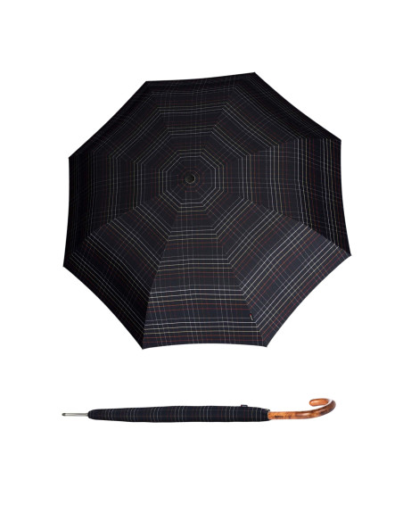 Knirps T772 Long automatic Check Black| vystřelovací deštník | Doppler