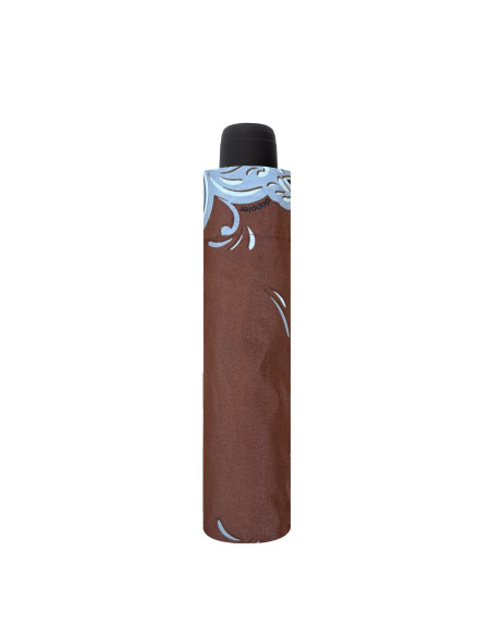 Hit Mini Flowers Brown| Dámský skládací deštník | Doppler CZ