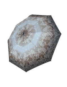 Hit Mini Flowers Brown| Dámský skládací deštník | Doppler CZ 2