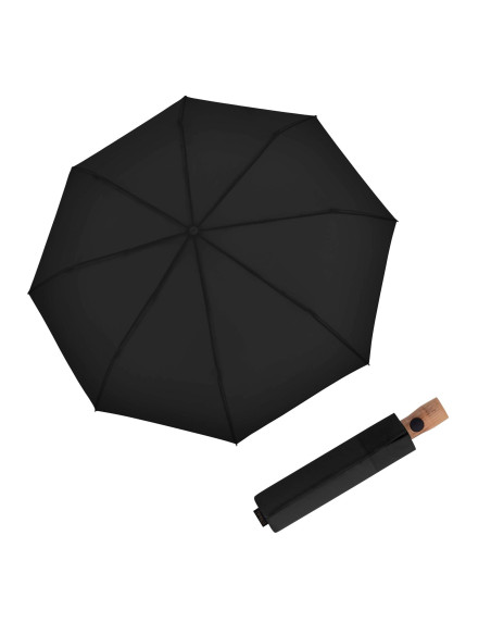 TIMBER DUOMATIC BLACK - skládací deštník | DOPPLER