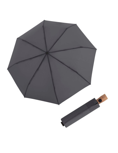 TIMBER DUOMATIC DARK GREY - skládací deštník | DOPPLER