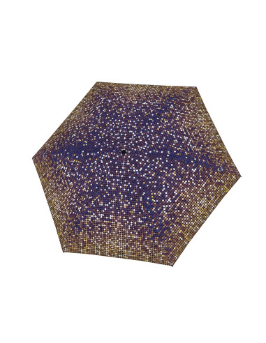 Fiber Havanna Twinkle blue | Dámský skládací deštník | Doppler CZ