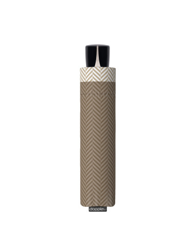 Mini Fiber Chevron sand l Dámský deštník | Doppler CZ