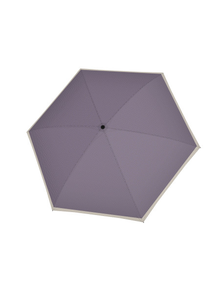 Fiber Havanna Chevron Lilac| Dámský skládací deštník | Doppler CZ