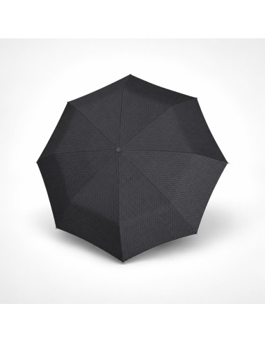 Knirps Chrome Matt Manual Prism Black - elegantní skládací deštník | Doppler CZ
