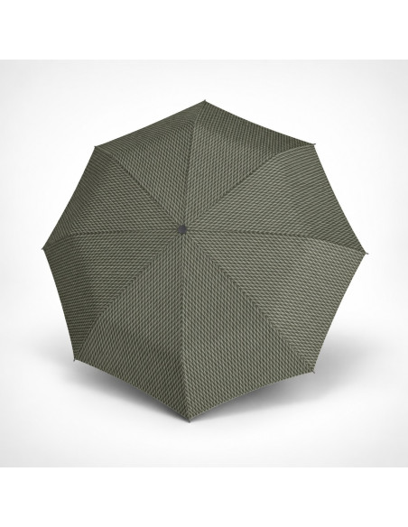 Knirps Chrome Matt Duomatic Prism oliv - elegantní plně automatický deštník | Doppler CZ