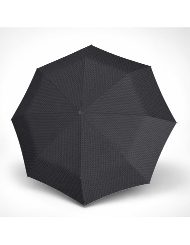 Knirps Chrome Matt Duomatic Prism black - elegantní plně automatický deštník | Doppler CZ