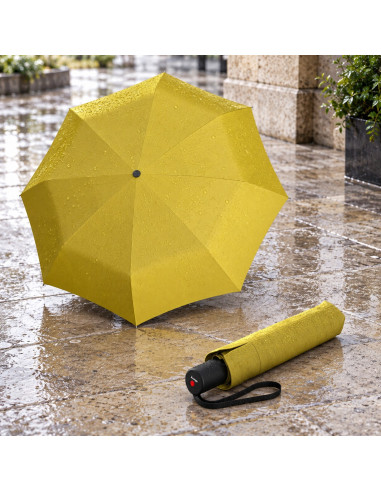 Knirps A 200 Medium Duomatic sulphur - elegantní plně automatický deštník | Doppler CZ