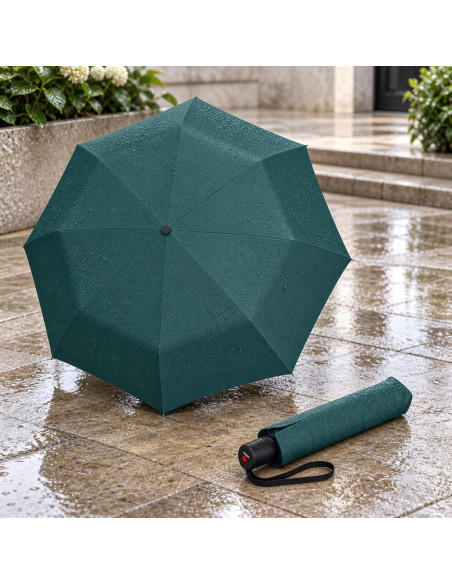 Knirps A 200 Medium Duomatic teal - elegantní plně automatický deštník | Doppler CZ