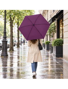 Fiber Mini Compact uni Purple Rain - Dámský deštník | Doppler CZ 2