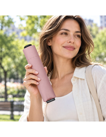 Zero Ultra Sun Mini Dusty Pink/Ivory | skládací deštník | Doppler