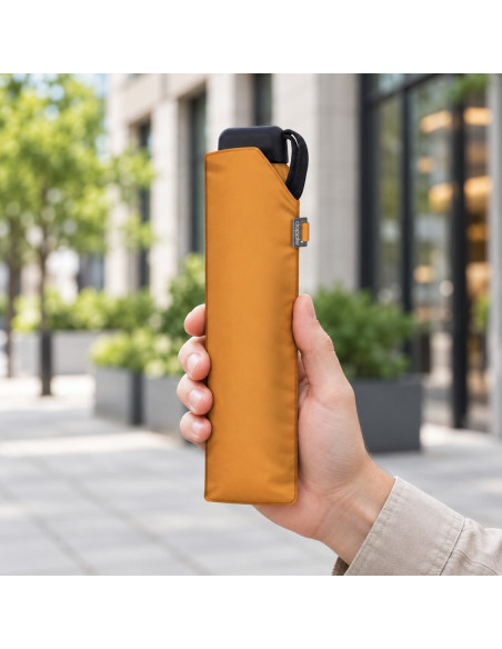 Carbonsteel Mini Slim Golden Curcuma | Dámský deštník | Doppler CZ